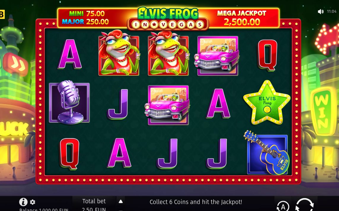 Elvis Frog in Vegas